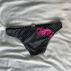 O’Neill bathing suit bottom, black and white checkered